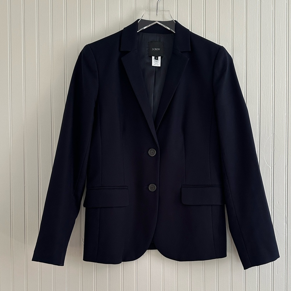 J. Crew Nouvelle Blazer Navy